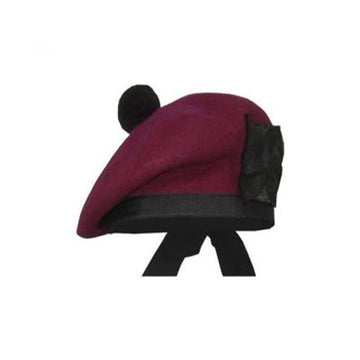 Airborne Maroon Balmoral Hat - biznimart